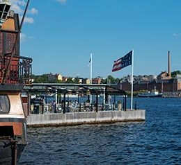 Stockholm med utsikt över havet